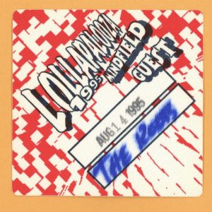 Sonic Youth 1995 w/ Hole & Beck Lollapalooza Concert Tour GUEST Backstage Pass