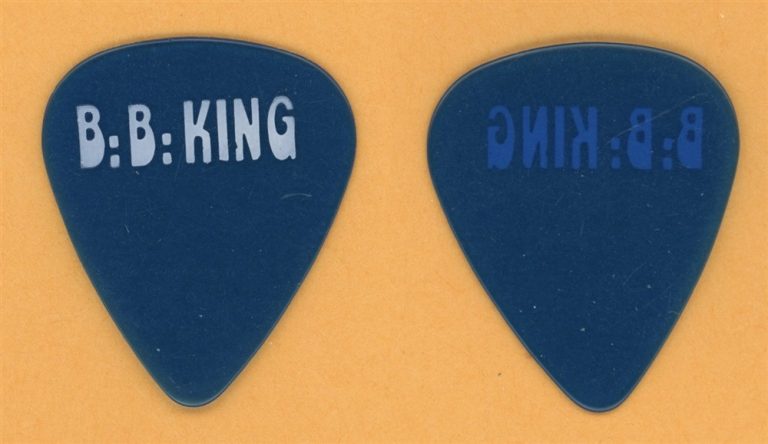 BB King Vintage Guitar Pick - 1988 King of The Blues Tour