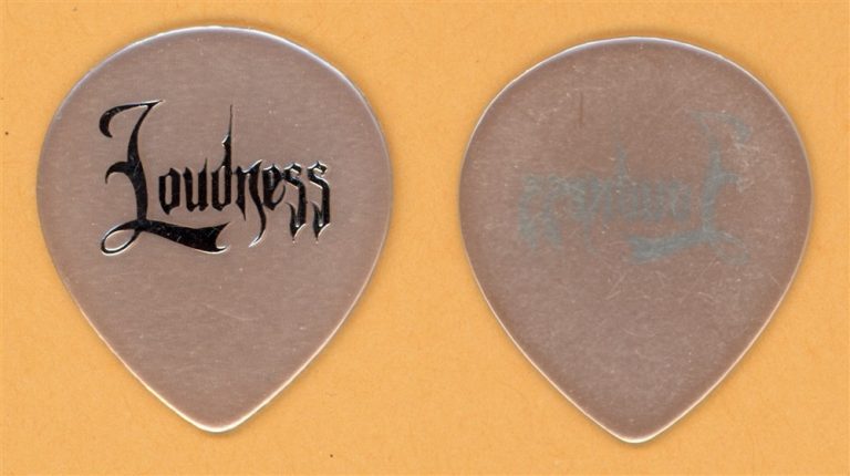 Loudness Akira Vintage Guitar Pick - 1989 Soldier of Fortune Tour