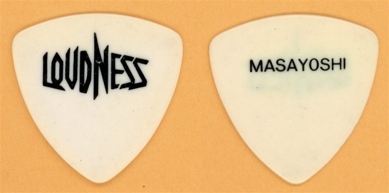 Loudness Masayoshi Vintage Guitar Pick - 1984 Disillusion Tour