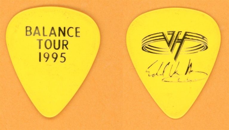 Van Halen EVH (Alt Font) Vintage Guitar Pick - 1995 Balance Tour