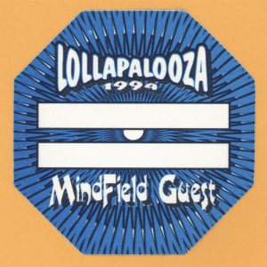 Smashing Pumpkins 1994 Green Day Lollapalooza Concert Tour GUEST Backstage Pass