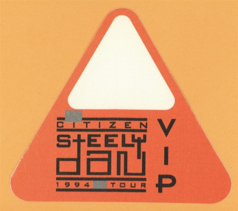Steely Dan 1994 Citizen Concert Tour VIP Backstage Pass