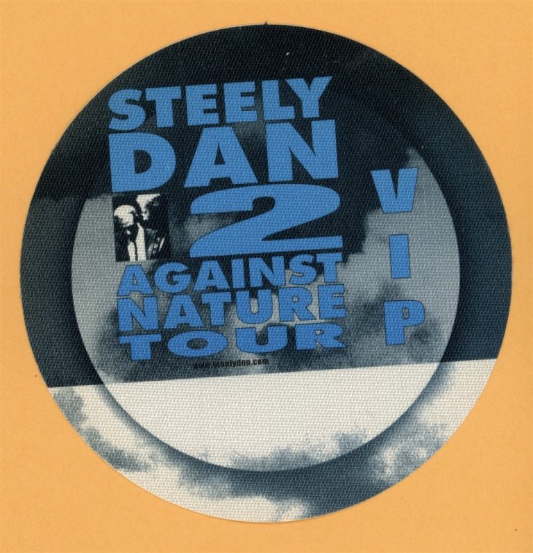 Steely Dan 2000 Two Against Nature Concert Tour VIP Backstage Pass