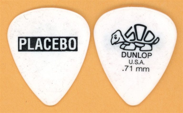 Placebo Brian Molko Vintage Guitar Pick - 2006 Meds Tour