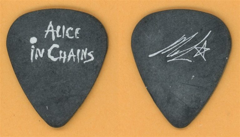 Alice in Chains Mike Starr Vintage Guitar Pick - 1993 Lollapalooza Tour