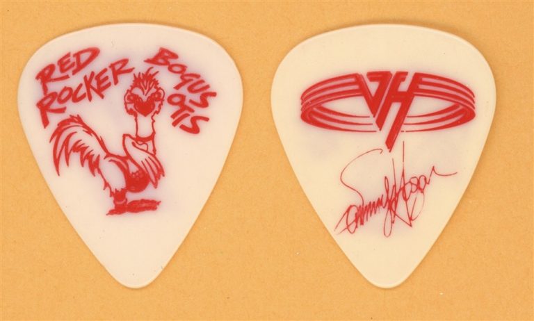 Van Halen Sammy Hagar Vintage Guitar Pick - 1993 Right Here Right Now Tour