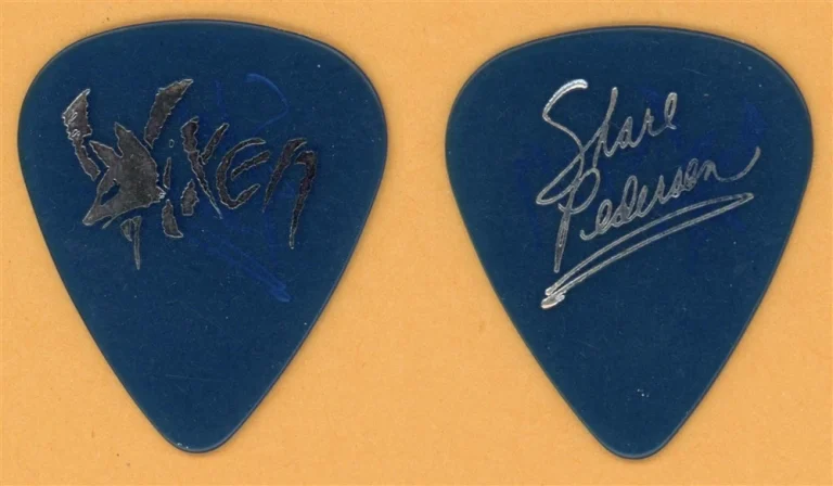 Vixen Share Pederson Vintage Guitar Pick - 1989 Rev It Up Tour