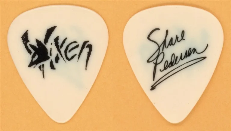 Vixen Share Pederson Vintage Guitar Pick - 1989 Rev It Up Tour