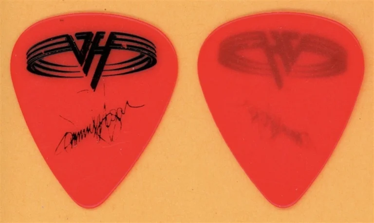 Van Halen Sammy Hagar Vintage Guitar Pick - 1993 Right Here Right Now Tour