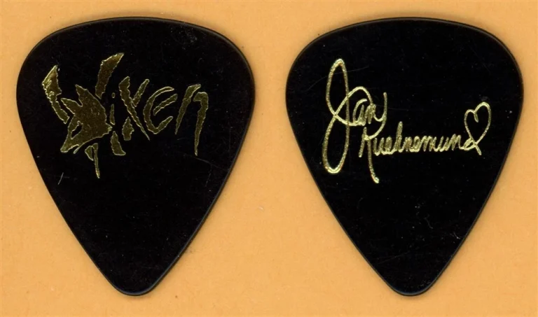Vixen Jan Kuehnemund Vintage Guitar Pick - 1989 Rev It Up Tour