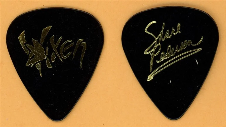 Vixen Share Pederson Vintage Guitar Pick - 1989 Rev It Up Tour