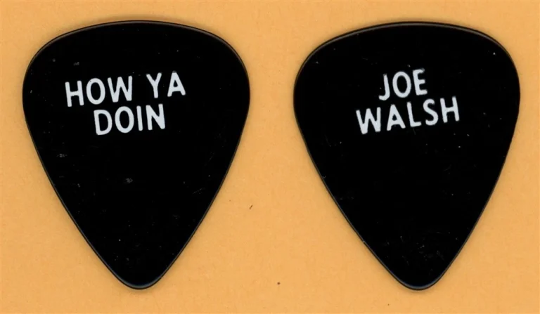 Eagles Joe Walsh Vintage Tour Guitar Pick - 1987 Got Any Gum? Tour
