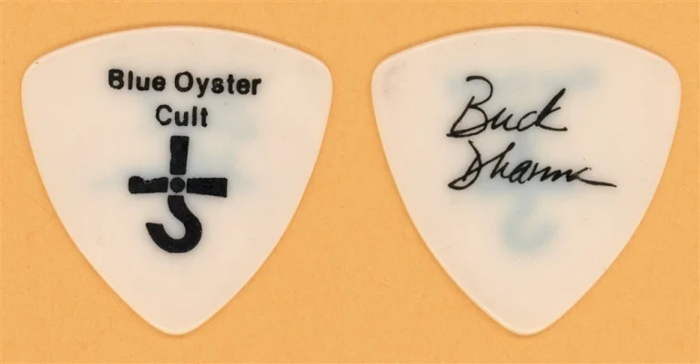 Blue Oyster Cult Buck Dharma Vintage Guitar Pick - 1988 Imaginos Tour