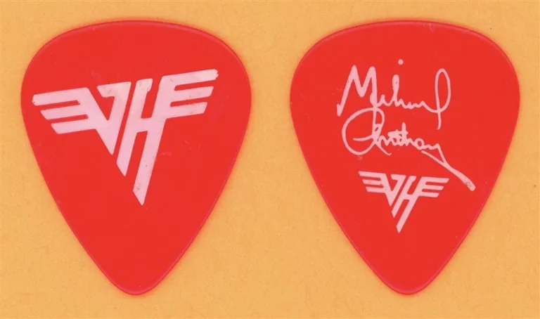 Van Halen Michael Anthony Vintage Guitar Pick - 1982 Diver Down Tour
