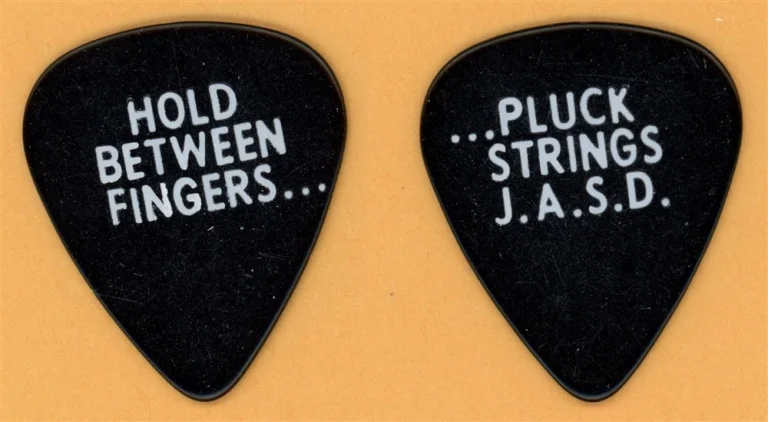 Billy Joel Schuyler Deale Pluck Strings Vintage Guitar Pick - 1989 Storm Front