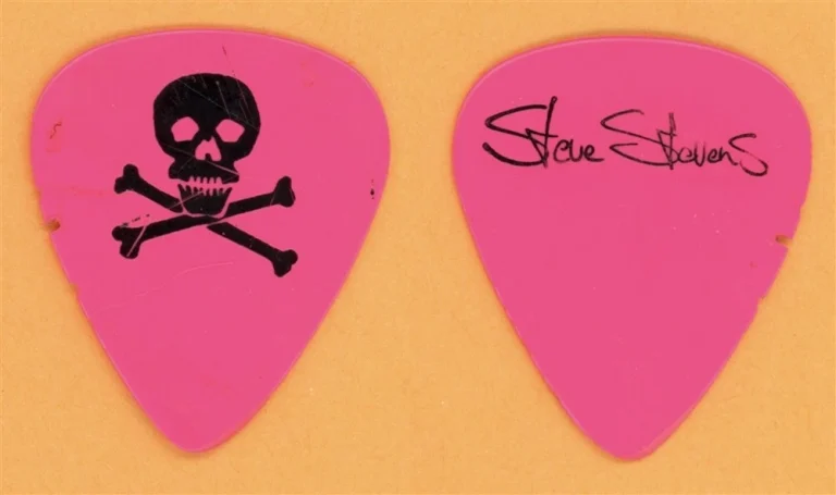 Billy Idol Steve Stevens Vintage Guitar Pick - 1984 Rebel Yell Tour