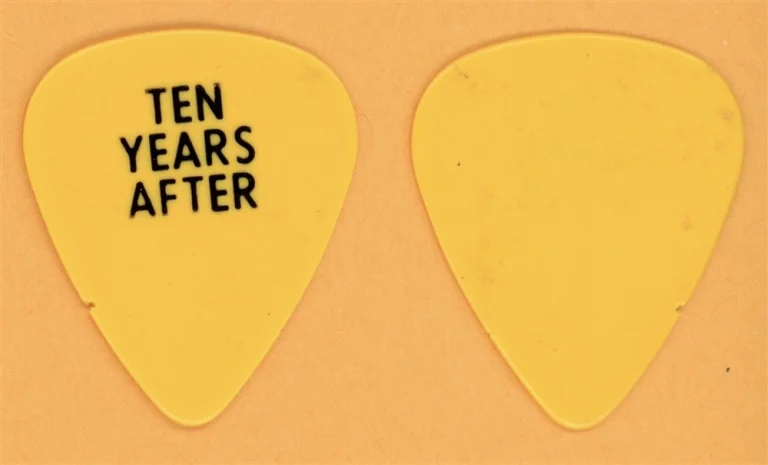 Ten Years After Alvin Lee Vintage Guitar Pick - 1989 About Time Tour