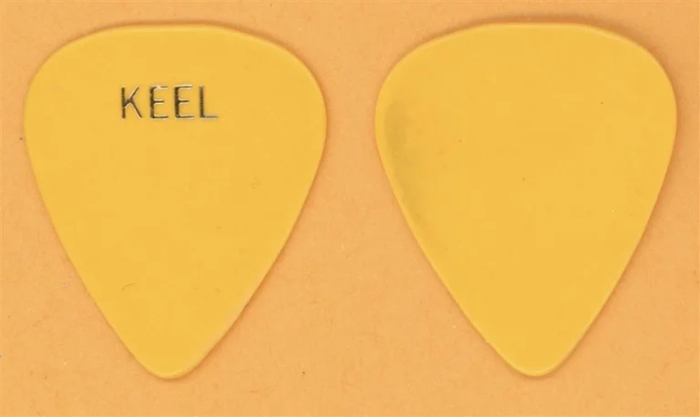 Keel Ron Keel Vintage Guitar Pick - 1984 Lay Down The Law Tour