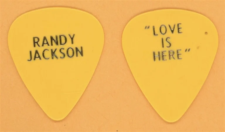 Journey Randy Jackson Vintage Guitar Pick - 1986 Raised on Radio Tour