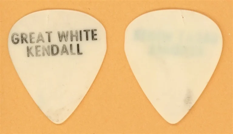 Great White Mark Kendall Vintage Guitar Pick - 1984 US Tour