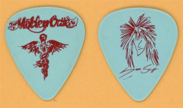 Motley Crue Nikki Sixx Vintage Guitar Pick - 1989 Dr. Feelgood Tour