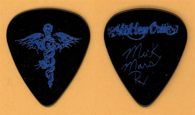 Motley Crue Mick Mars Vintage Guitar Pick - 1989 Dr. Feelgood Tour