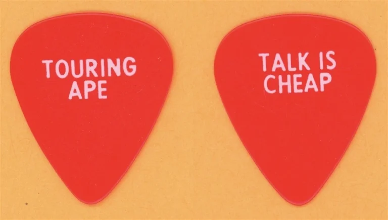 Rolling Stones Keith Richards Vintage Guitar Pick - 1988 Talk is Cheap Tour