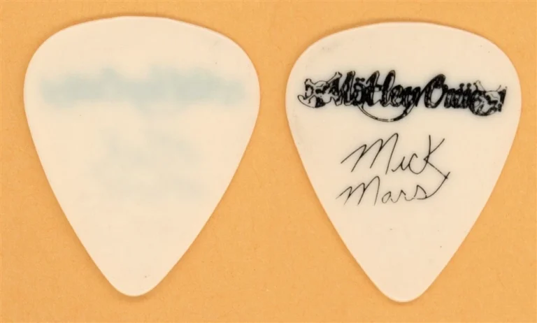 Motley Crue Mick Mars Vintage Guitar Pick - 1989 Dr. Feelgood Tour - Misprint