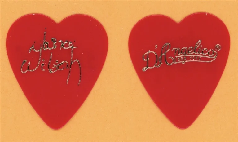 Heart Nancy Wilson Vintage Guitar Pick - 1980 Bebe La Stragne Tour