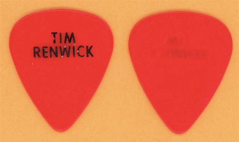 Pink Floyd Tim Renwick Vintage Guitar Pick - 1991 Divison Bell Tour