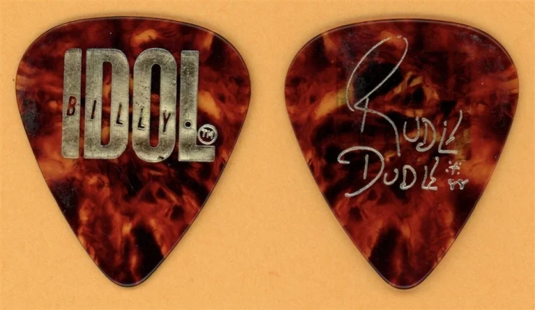 Billy Idol Steve Stevens Vintage Guitar Pick - 1984 Rebel Yell Tour