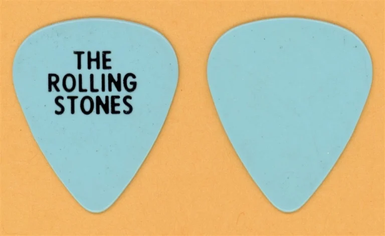 Rolling Stones Keith Richards Vintage Guitar Pick - 1989 Steel Wheels Tour