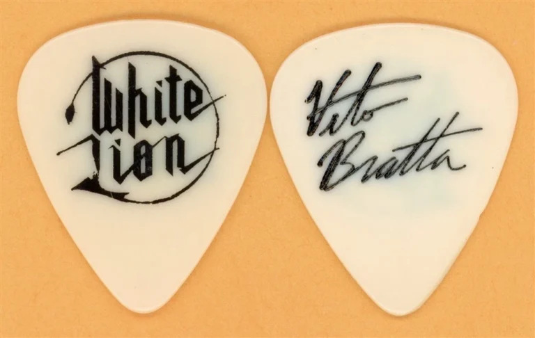 White Lion Vito Bratta Vintage Guitar Pick - 1988 Pride Tour