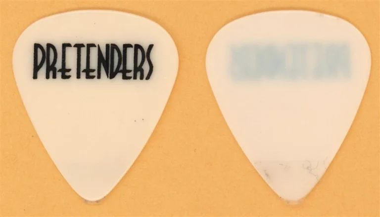 Pretenders Chrissie Hynde Vintage Guitar Pick - 1981 II Tour