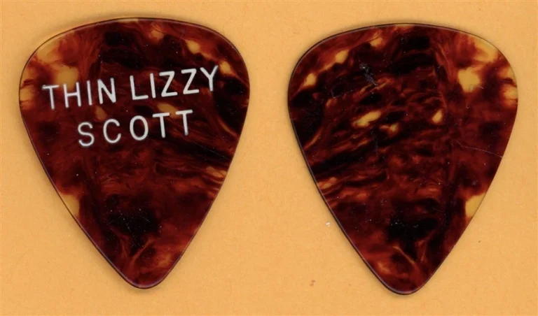 Thin Lizzy Scott Gorham Vintage Guitar Pick - 1981 Renegade Tour
