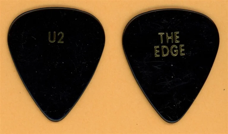 U2 The Edge Vintage Guitar Pick - 1987 Joshua Tree Tour