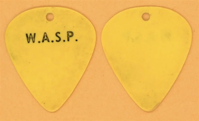 WASP Blackie Lawless Vintage Guitar Pick - 1984 World Tour - USED