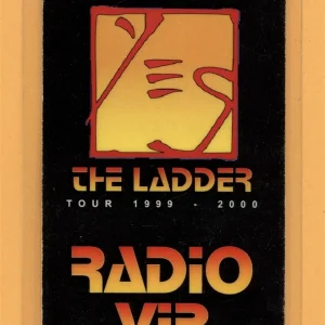 YES 1999 The Ladder Tour Radio VIP Laminate Backstage Pass