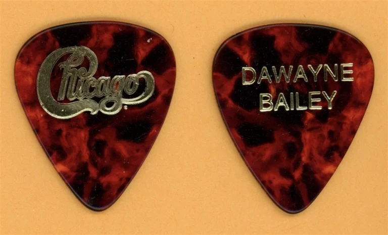 Chicago Dawayne Bailey Vintage Guitar Pick - 1991 Twenty 1 Tour