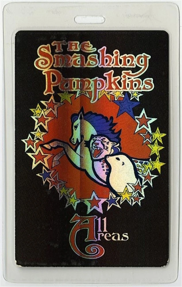 Smashing Pumpkins 2010 Concert Tour All Access Foil Laminated Backstage Pass