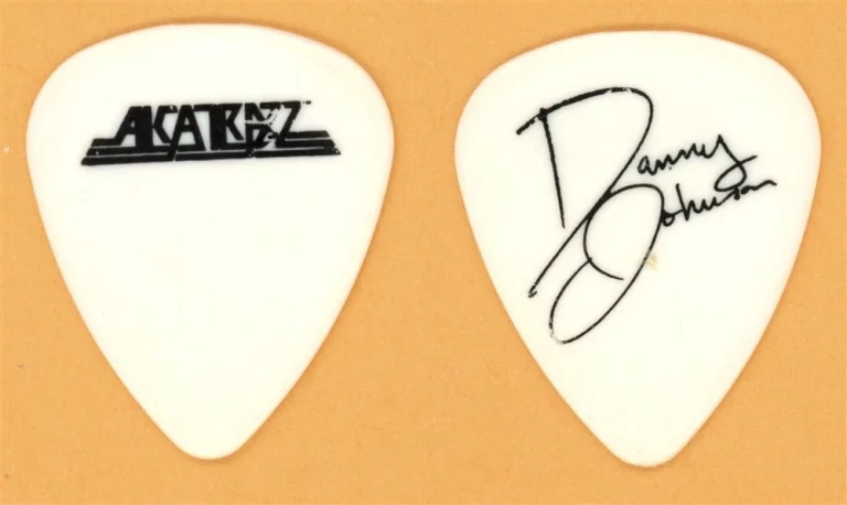 Alcatrazz Danny Johnson Vintage Guitar Pick - 1986 Dangerous Games Tour