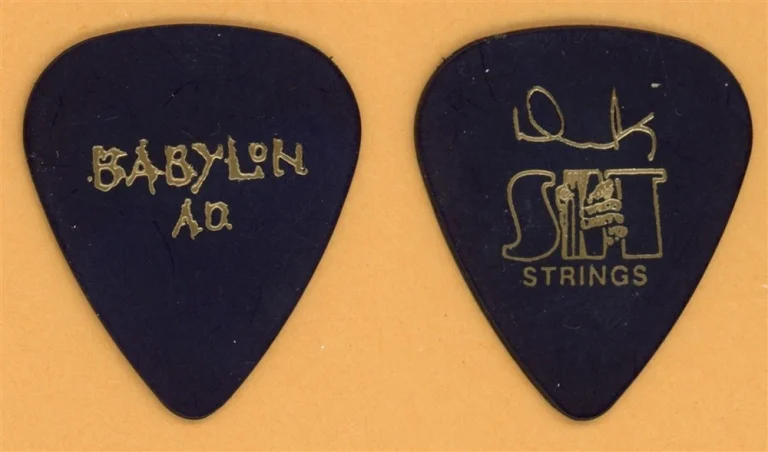 Babylon A.D. Derek Davis Vintage Guitar Pick - 1992 Nothing Sacred Tour