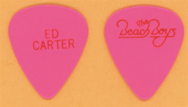 Beach Boys Ed Carter Vintage Guitar Pick - 1989 Still Cruisin Tour