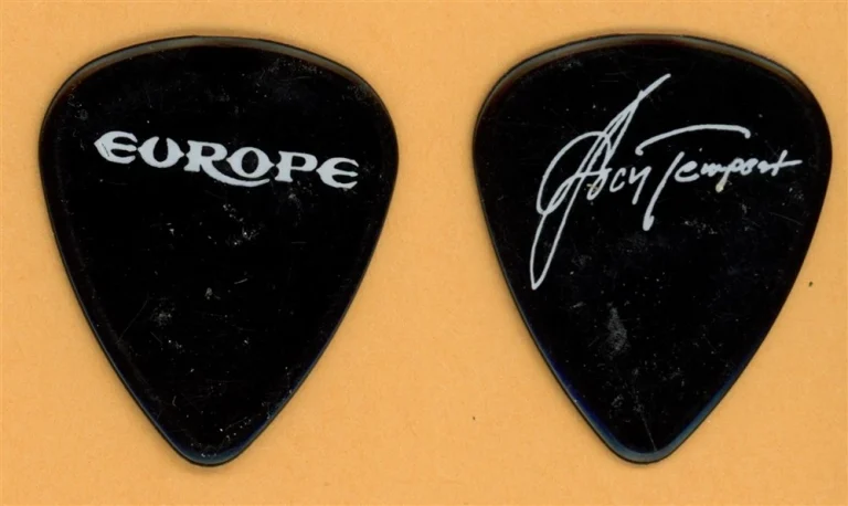 Europe Joey Tempest Vintage Tour Guitar Pick - 1986 Final Countdown Tour