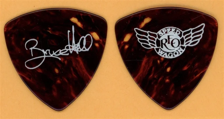 REO Speedwagon Bruce Hall Vintage Guitar Pick - 1993 Tour