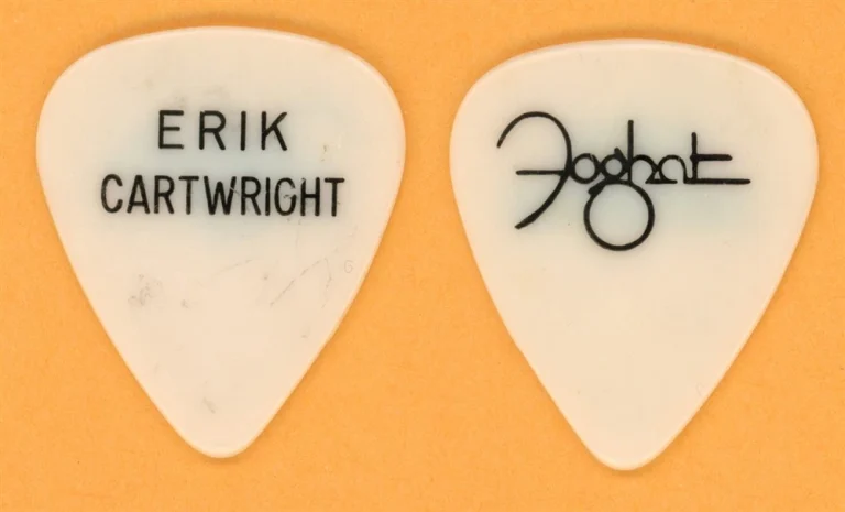 Foghat Erik Cartwright Vintage Guitar Pick - 1983 Zig-Zag Walk Tour