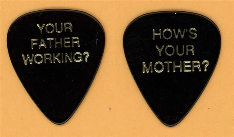 Anthrax Scott Ian Vintage Guitar Pick - 1988 State of Euphoria Tour