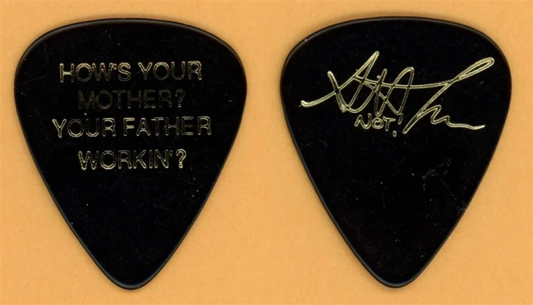 Anthrax Scott Ian Vintage Guitar Pick - 1988 State of Euphoria Tour