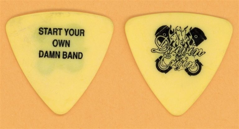 Drivin N Cryin Kevin Kinney Vintage Guitar Pick - 1991 Fly Me Courageous Tour